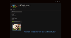 Desktop Screenshot of dekusthond.be