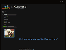 Tablet Screenshot of dekusthond.be